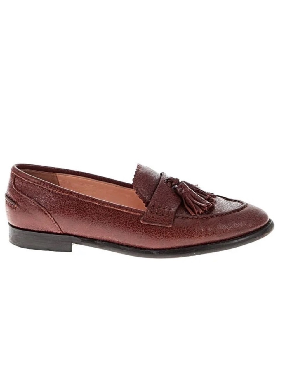 J. Crew Women's Leather Brown Tassel Leather Loafers Size 9.5